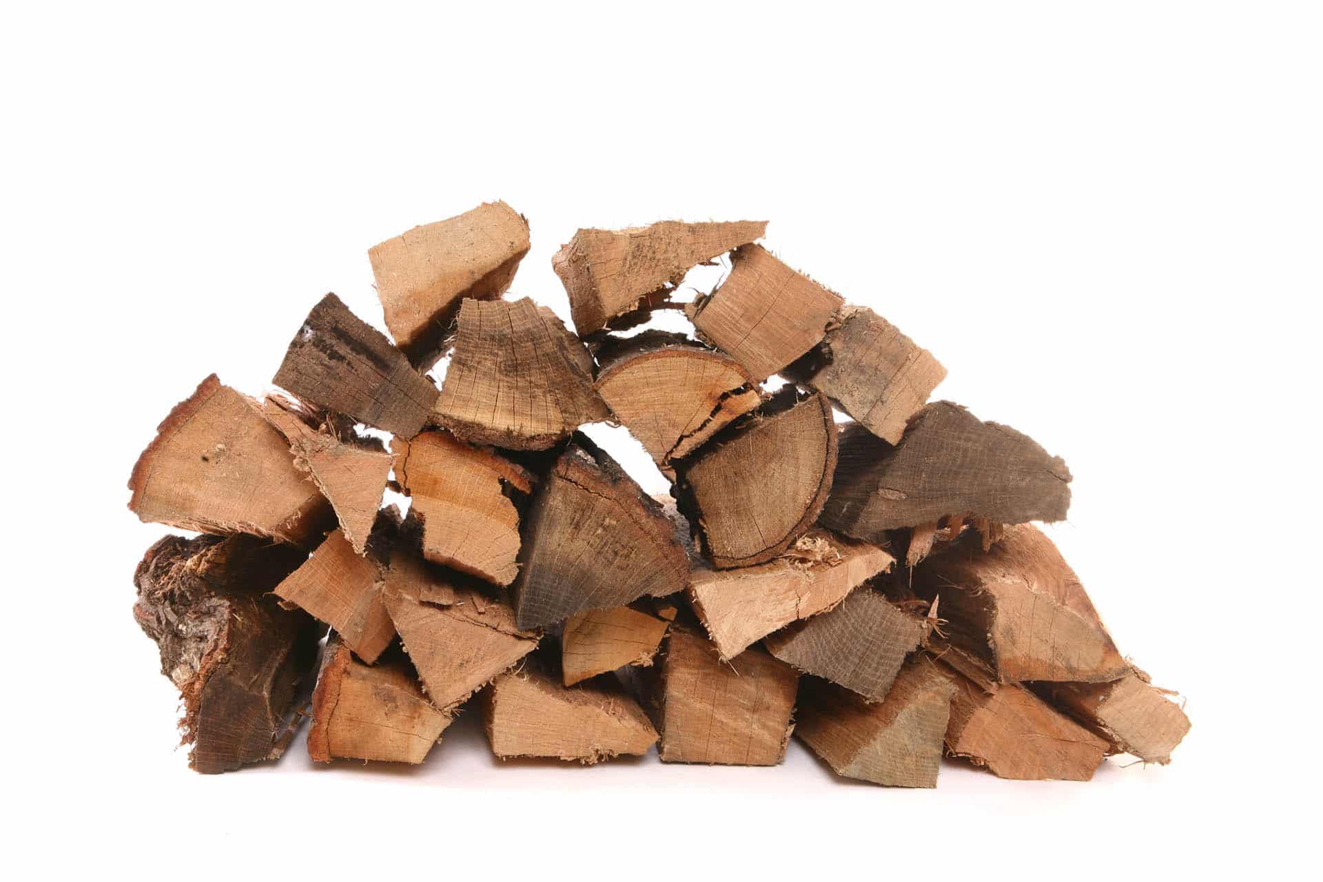 Pile of split fire wood