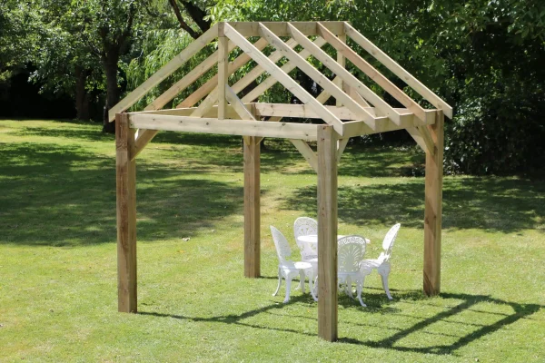 Wooden Hot Tub Shelter