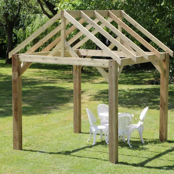Wooden Hot Tub Shelter