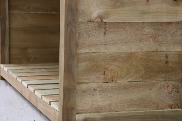 Wooden Log Store - Large - Image 8