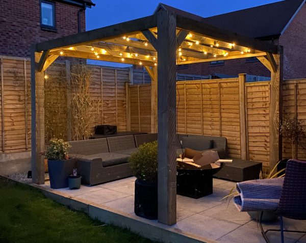 THE CUBE - BESPOKE - Wooden Pergola Kit - Image 6