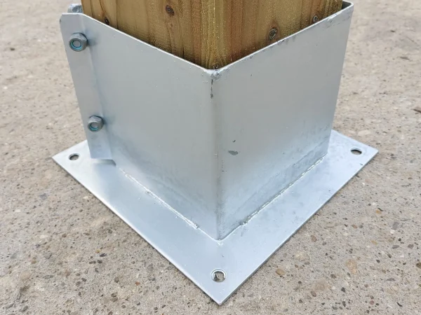 Galvanised Post Holder