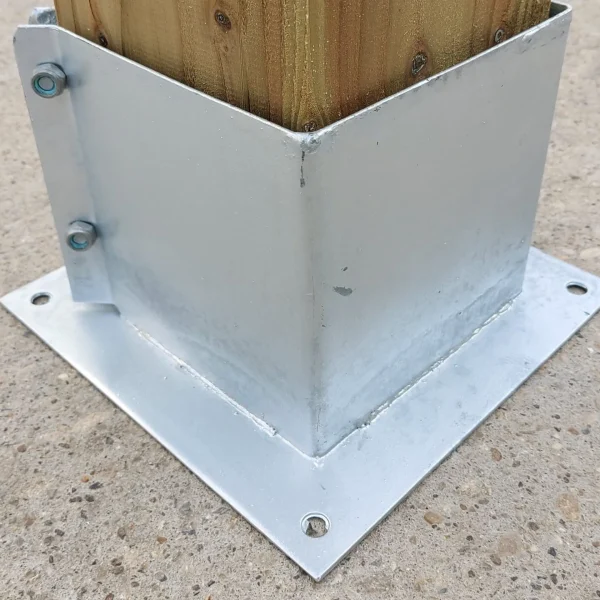 Galvanised Post Holder