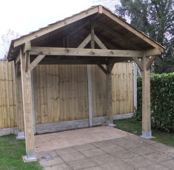 Wooden Gazebo Kit - Great BBQ Shelter or Hot Tub Canopy - Image 3