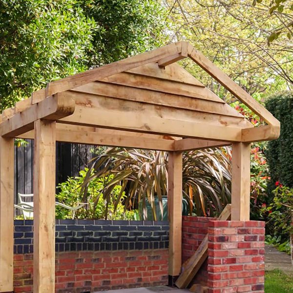 Wooden BBQ Shelter