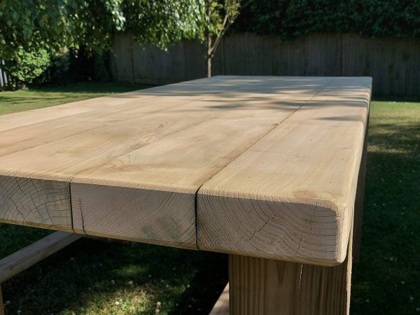 Rustic Table And Bench