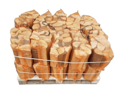 Kiln-Dried-Logs-Ash Pallet of bagged Kiln dried ash logs